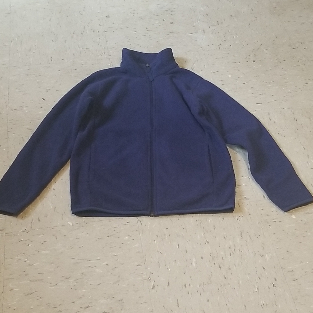 Amazon Essentials Blue Puffer Jacket with Stand-Up Collar